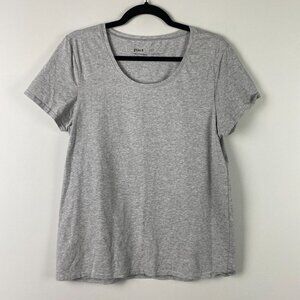Pact T Shirt Womens Size XXL Gray Organic Cotton Short Sleeve Round Neck